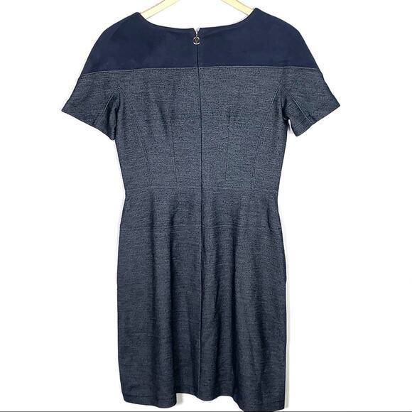 Tommy Hilfiger navy blue short sleeve knee length shift dress size 6 B113 - Picture 5 of 5